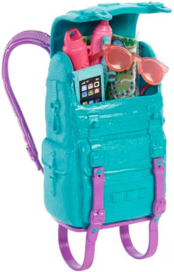 Set bambola Barbie da campeggio e accessori